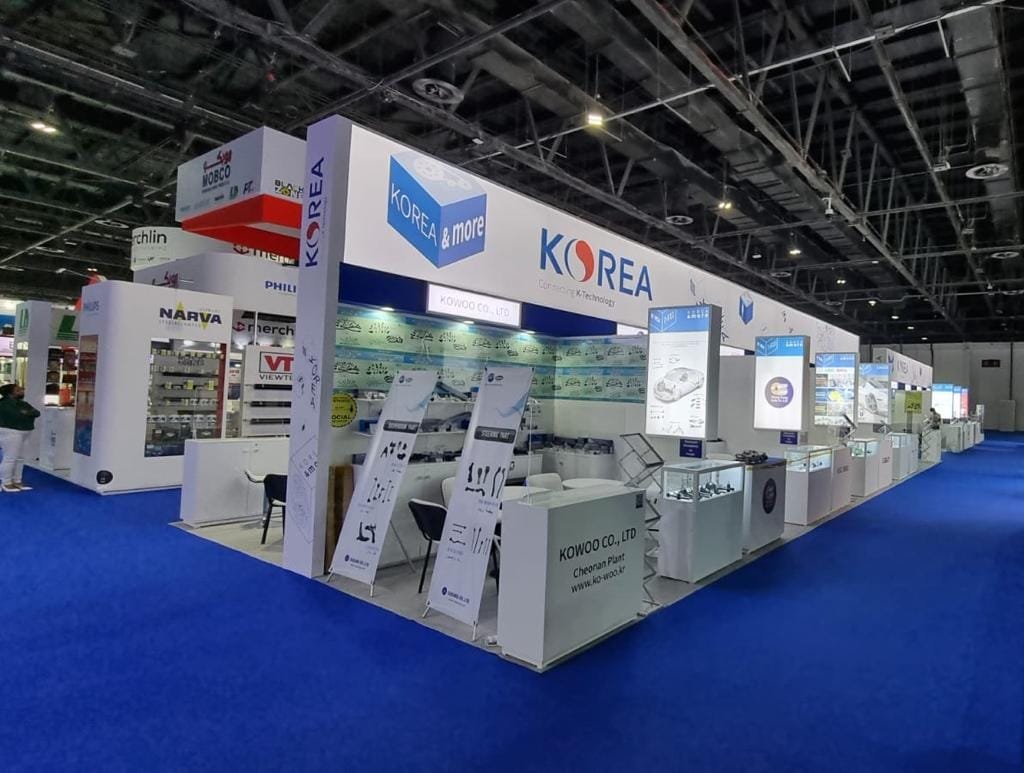 Korea exhibition stand in ARAB VERSE SUMMIT 2022 by regal exhibitions dubai